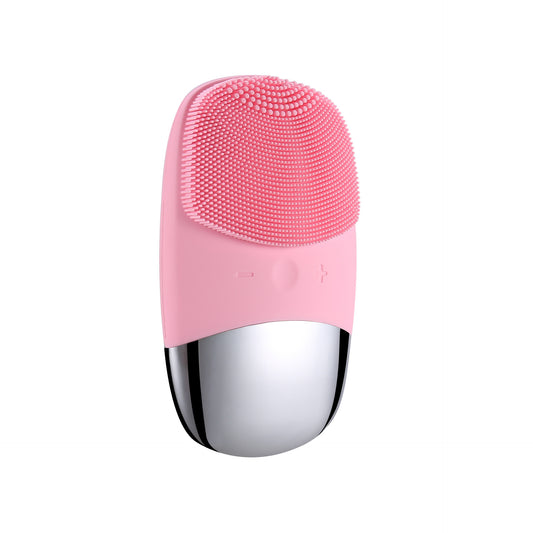 Mini Electric Silicone Facial Cleansing Brush – Skin Massager & Deep Clean Tool