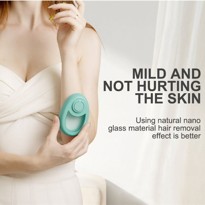 EcoSmooth™ Crystal Hair Eraser – Painless, Portable Exfoliation Tool for Legs, Arms & More