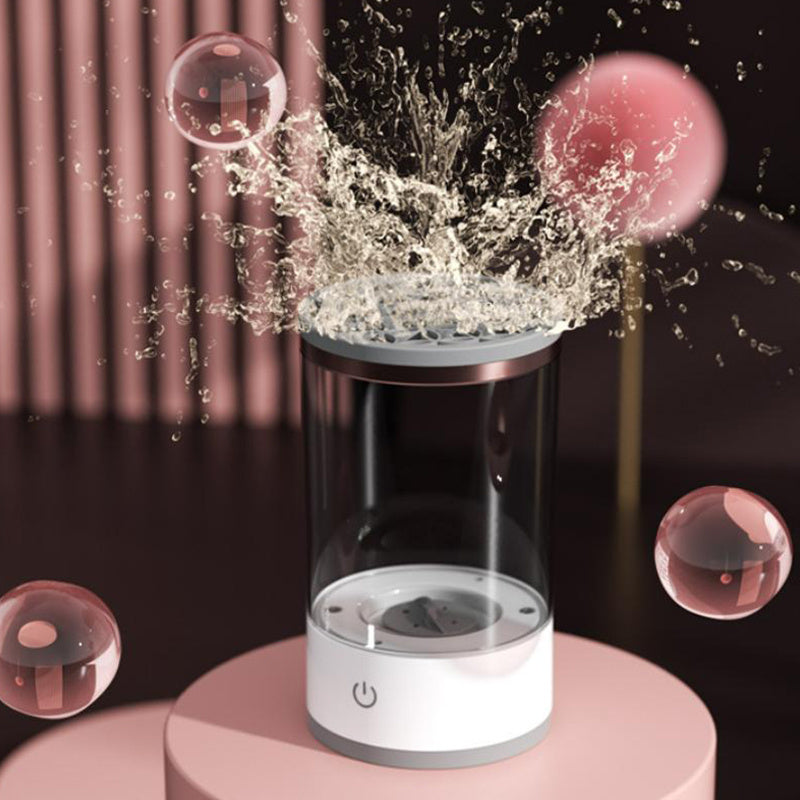 USB-Powered Makeup Brush Cleaner – Portable Electric Spinner for Eye Shadow, Blush & Cosmetic Brushes