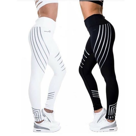 GlowMotion™ Black Glowing Leggings – Autumn Fit"