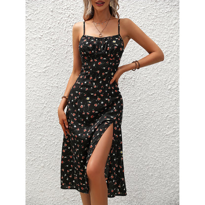Chic Polka Dot Suspender Dress – Flowy, Feminine & Breezy