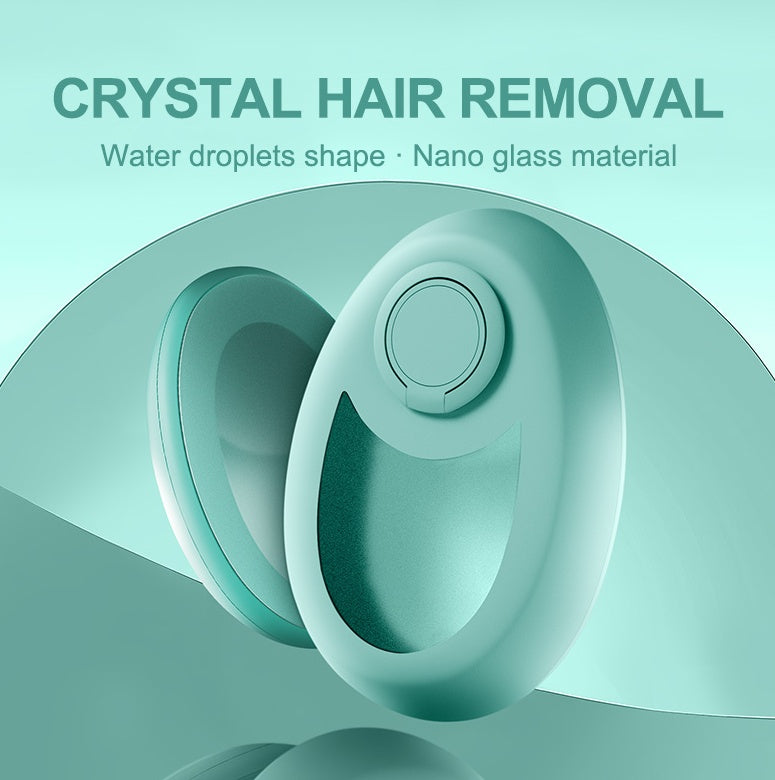 EcoSmooth™ Crystal Hair Eraser – Painless, Portable Exfoliation Tool for Legs, Arms & More
