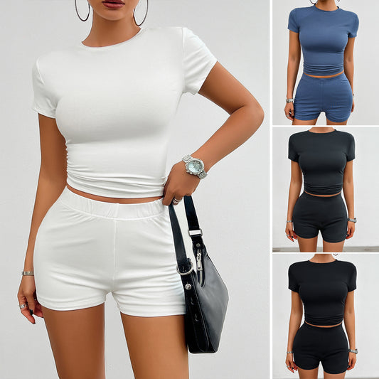 SereneFlex Summer Set – Breathable Tee & Comfy Shorts