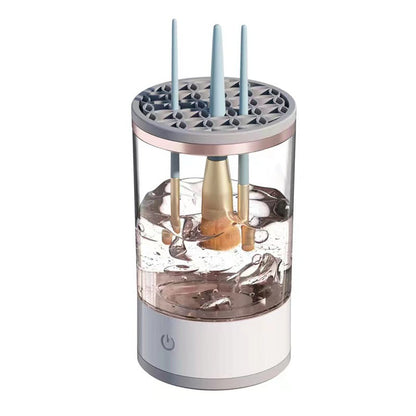 USB-Powered Makeup Brush Cleaner – Portable Electric Spinner for Eye Shadow, Blush & Cosmetic Brushes