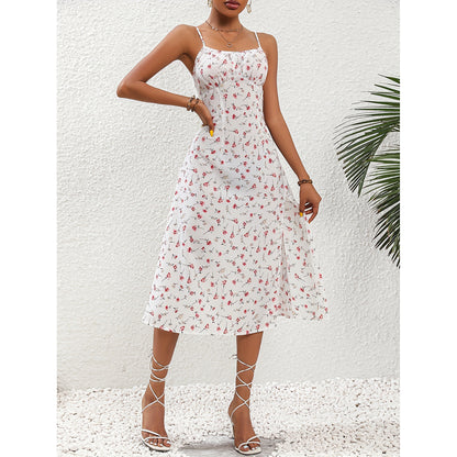 Chic Polka Dot Suspender Dress – Flowy, Feminine & Breezy