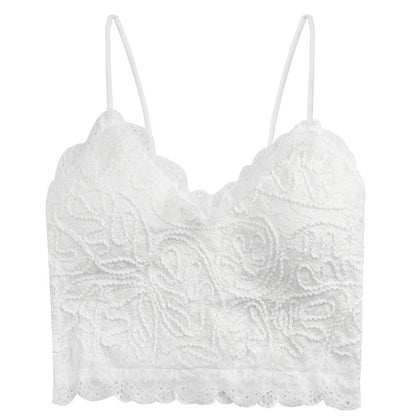 Lace Camisole Top – Slim Fit Sleeveless Wrap for Women