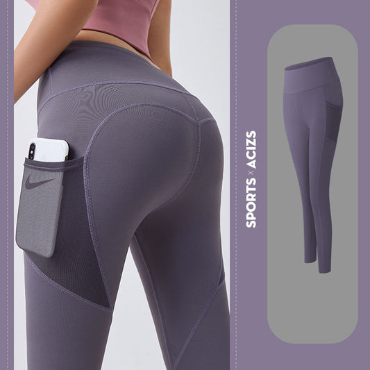 SculptFit™ Yoga Leggings – High Waist & Pockets