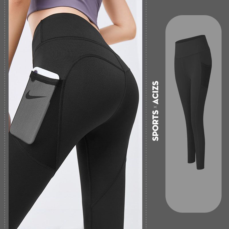 SculptFit™ Yoga Leggings – High Waist & Pockets